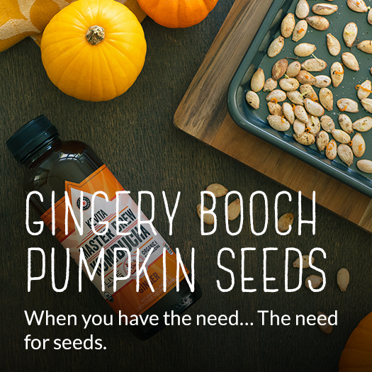 Gingery Booch Pumpkin Seeds Recipe