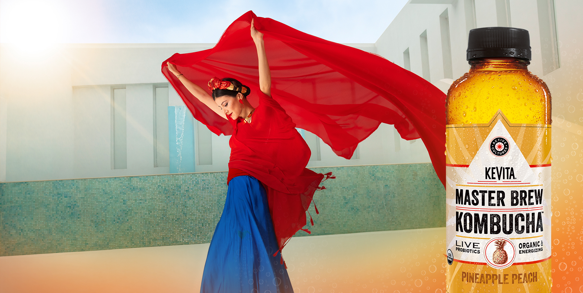 KeVita Sparkling Probiotic Drink Master Brew Kombucha