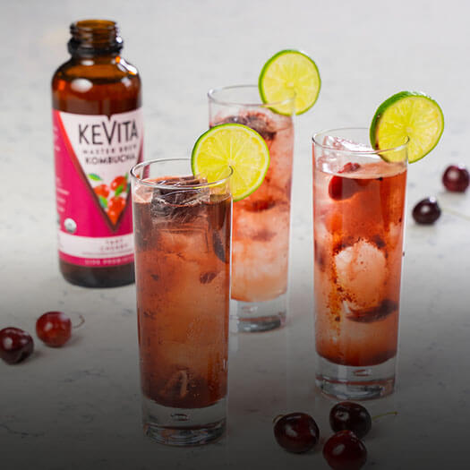 Tart Cherry Spritz Mocktail